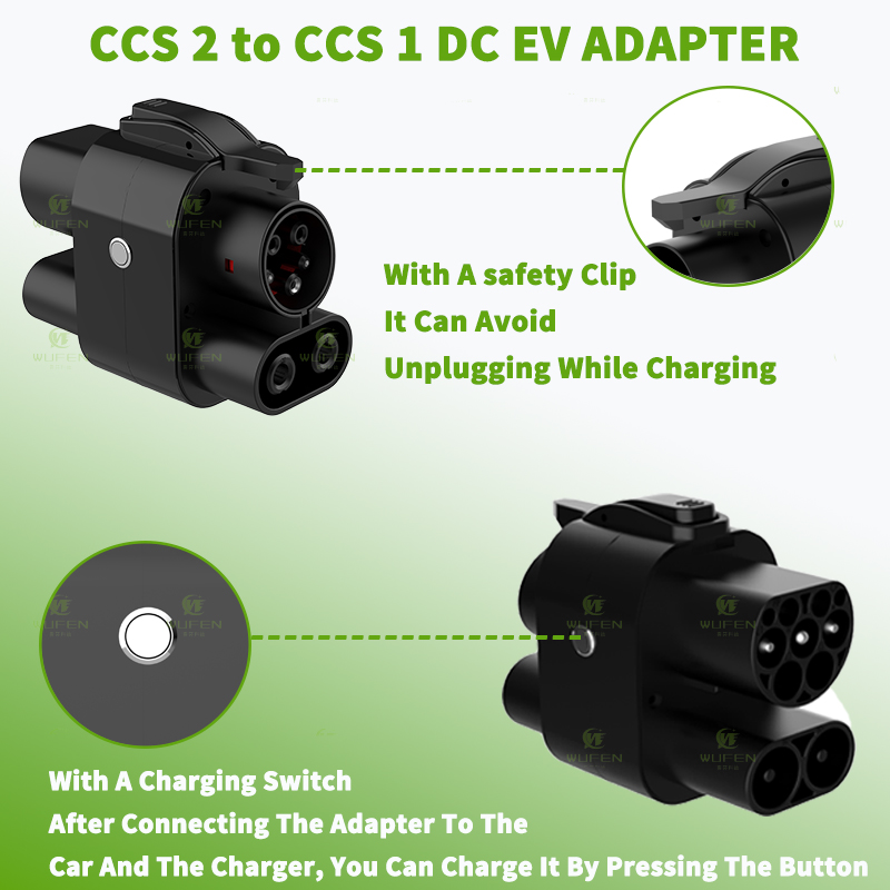 WUFEN CCS2 to CCS1 250A Adapte - Ccs2 To Ccs1 Fast Charge Adapter 250Kw ulasan dan harga