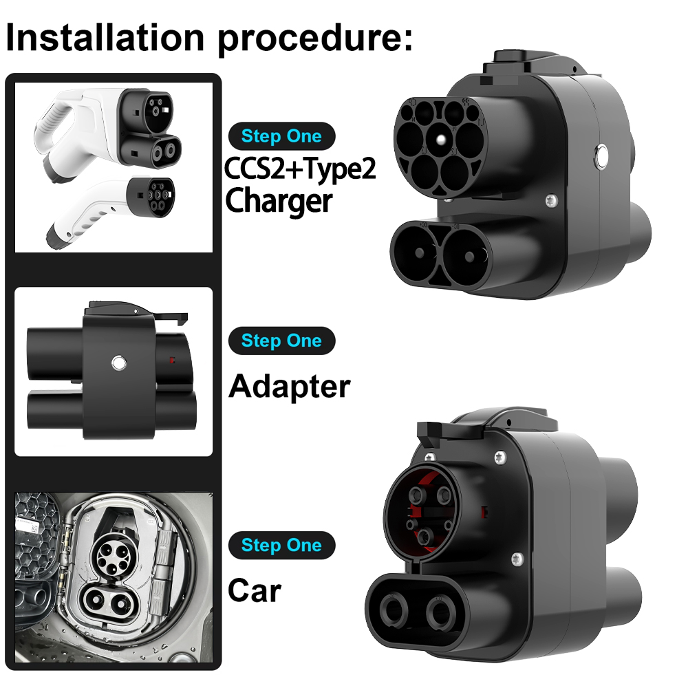 UNIRISE 250kW+7.2kW DC+AC CCS2 - Ccs2 To Ccs1 Fast Charge Adapter 250Kw ulasan dan harga