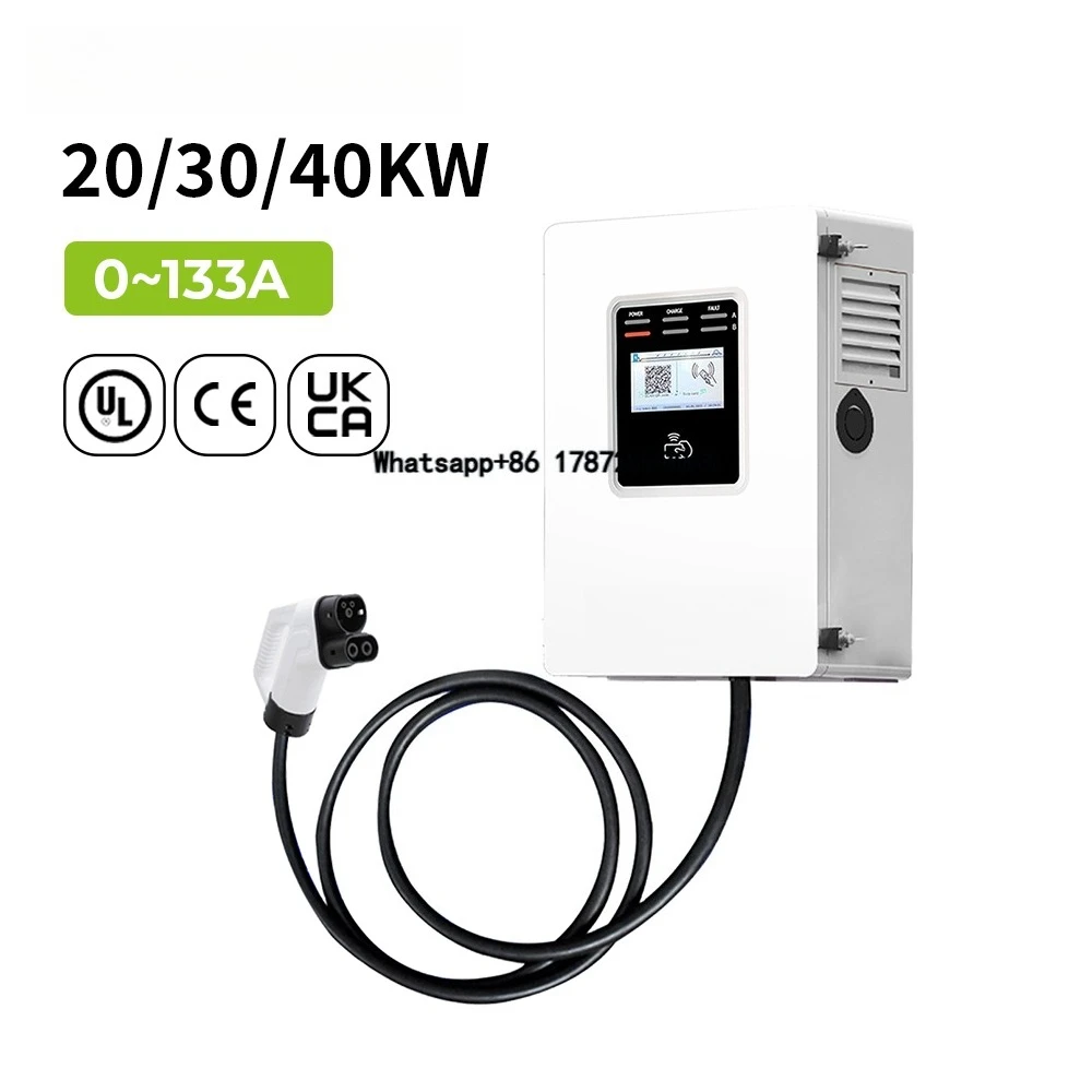 Ocpp 20kw 30kw 40kw CCS GBT Co - Dc Fast Charger 30Kw Wallbox Commercial ulasan dan harga
