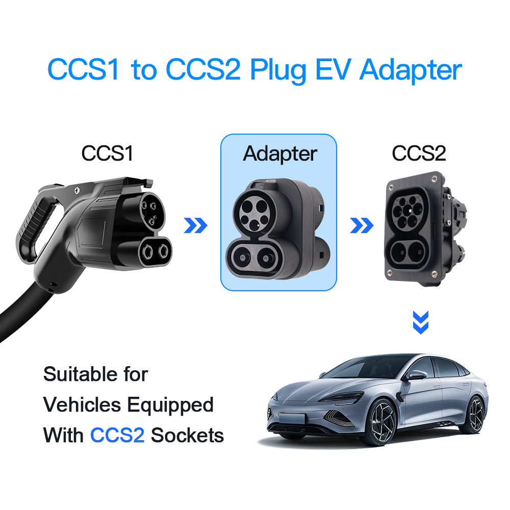Kolanky 250A CCS1 To CCS2 EV C - Ccs2 To Ccs1 Fast Charge Adapter 250Kw ulasan dan harga