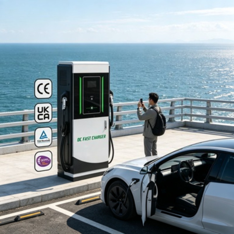 22kW AC EV Charger Type 2 Wall - 22Kw Wallbox Type 2 Ocpp Rfid ulasan dan harga